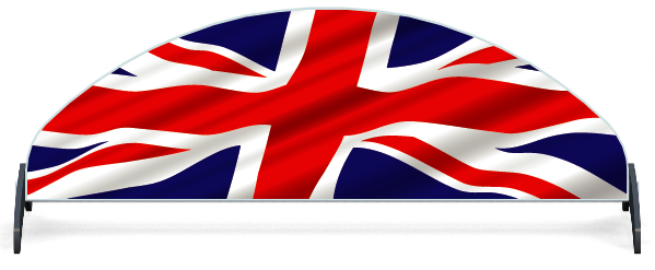 Füllstoffe > Untersteller Halbmond  > Vereinigtes Königreich Flagge 
