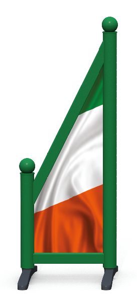 Wing > Schräg bedruckt > Irische Flagge 