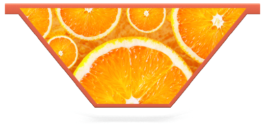 Füllstoffe > V-förmige Planke mit Muster  > Orangen 