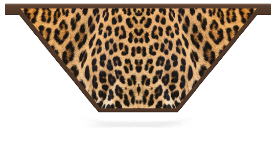 Füllstoffe > V-förmige Planke mit Muster  > Leopardenmuster 