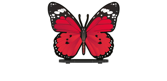 Dünne Füller > Schmetterling  > Roter Schmetterling 