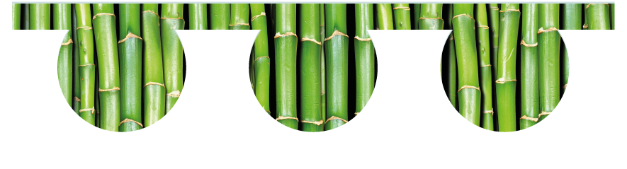 Füllstoffe > Einhangegatter 3 oder 4 Kreise  > Bambus 