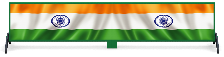 Untersteller > Stehender fester Untersteller > Indische Flagge 