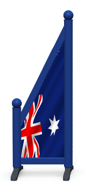 Wing > Schräg bedruckt > Australische Flagge 