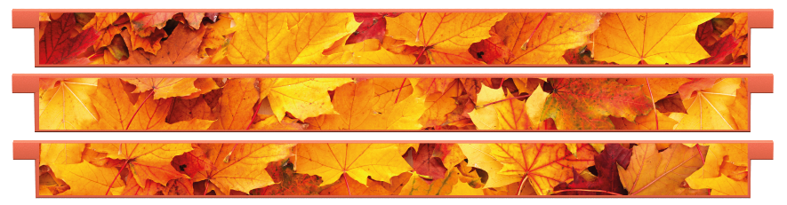 Planken  > Gerade Planke x 3 > Herbstblätter 