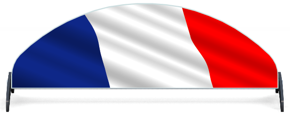 Untersteller > Untersteller Halbmond  > Französische Flagge 